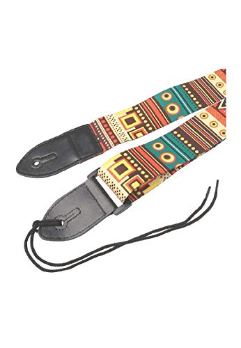 Image of TILAK RAJ & SONS SIKO REEDS-Adjustable Guitar Strap with PU Leather Ends