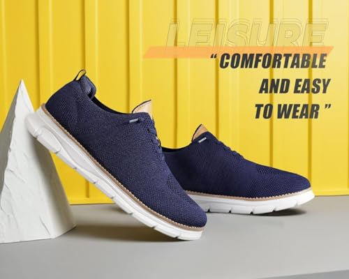 Mens Casual Oxfords Shoes Mesh Slip On Fashion Walking Dress Sneakers Work Lightweight Breathable Soft Sole3