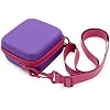 CASEMATIX Camera Case Compatible with VTech Kidizoom Creator Cam Video Camera or for Anchioo/for ESOXOFFORE Instant Print Camera - Includes Purple Case Only