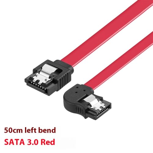 Cable SATAIII 6Gbps con conectores angulados y seguro miniatura 5