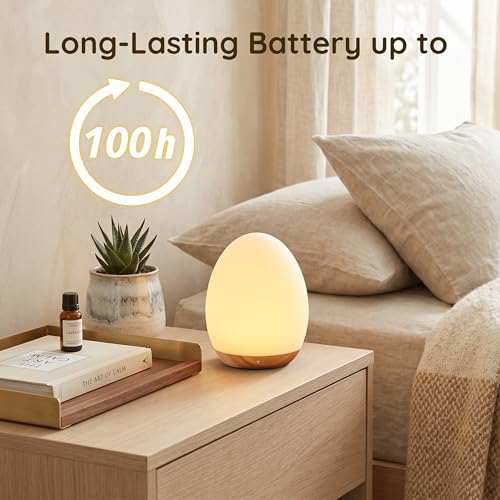 Lámpara nocturna para bebé con luz RGB y control táctil miniatura 5
