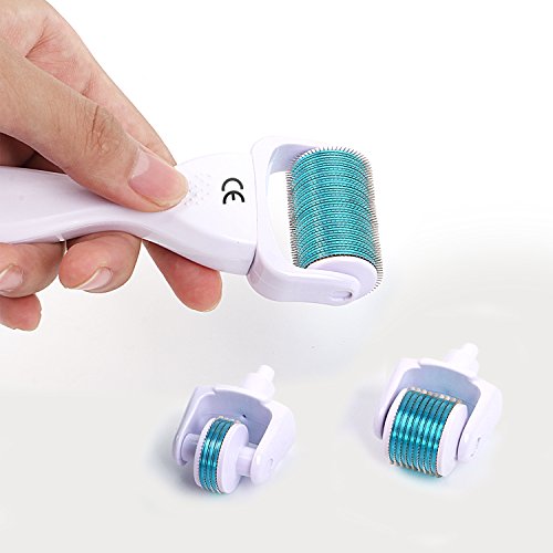NUOVO Dermaroller con micro aghi in Titanio +