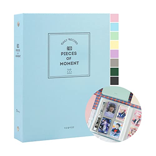 B Fancy Small Polaroid Photo Album 160 Pockets Picture Book For Kids, Baby, Family, Kpop Photocard Holder Book Holiday Gift Blue #TOP9