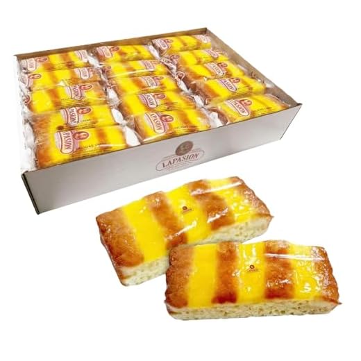LAPASION - Bizcocho con crema pastelera | Bollería | Pasteles | Bizcochos | Sobaos | 2 Kg