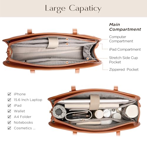 Bolso Tote para Laptop CHUNLI 15.6'' para Mujer miniatura 3