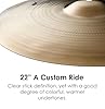 Zildjian A Custom Series - 22 Inch Ride Cymbal - Brilliant finish #2