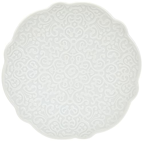 Soucoupe pour tasse à moka Alessi MW01/77 en céramique blanche