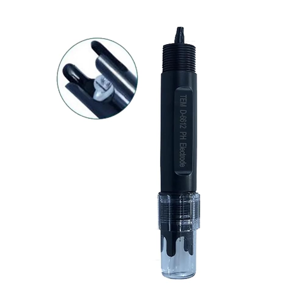 Toplionace Sonda de Electrodo para Sensor de Ph Industrial en Línea Tem D-6612 con Cable de 5 M - Rosca Universal G3/4