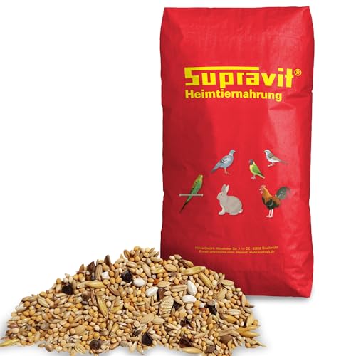 Supravit Agaporniden & Neophemafutter 25kg I abwechslungsreiche Mischung aus gesunden Körnern & Saaten I für die tägliche Fütterung von Sittichen & Papageien… Supravit Agaporniden & Neophemafutter 25kg I abwechslungsreiche Mischung aus gesunden Körnern & Saaten I für die tägliche Fütterung von Sittichen & Papageien…