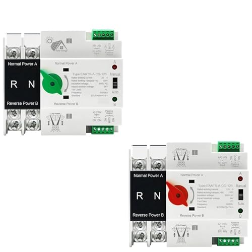 ATS commutateur de transfert automatique 125A commutation instantanée double alimentation