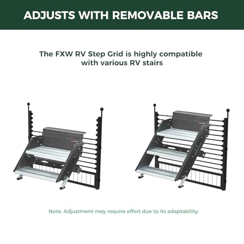 Image of FXW Instant Dog Playpen with RV Step Grid for RV Camping, 32 inch H, 24 Panels