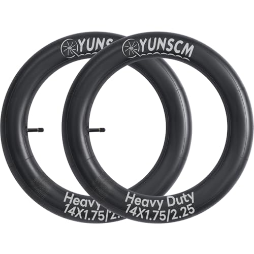 YunSCM 2PCS 47/57-254 14 Zoll Schlauche 14x1.75/1.95/2.125/2.25 AV32mm...