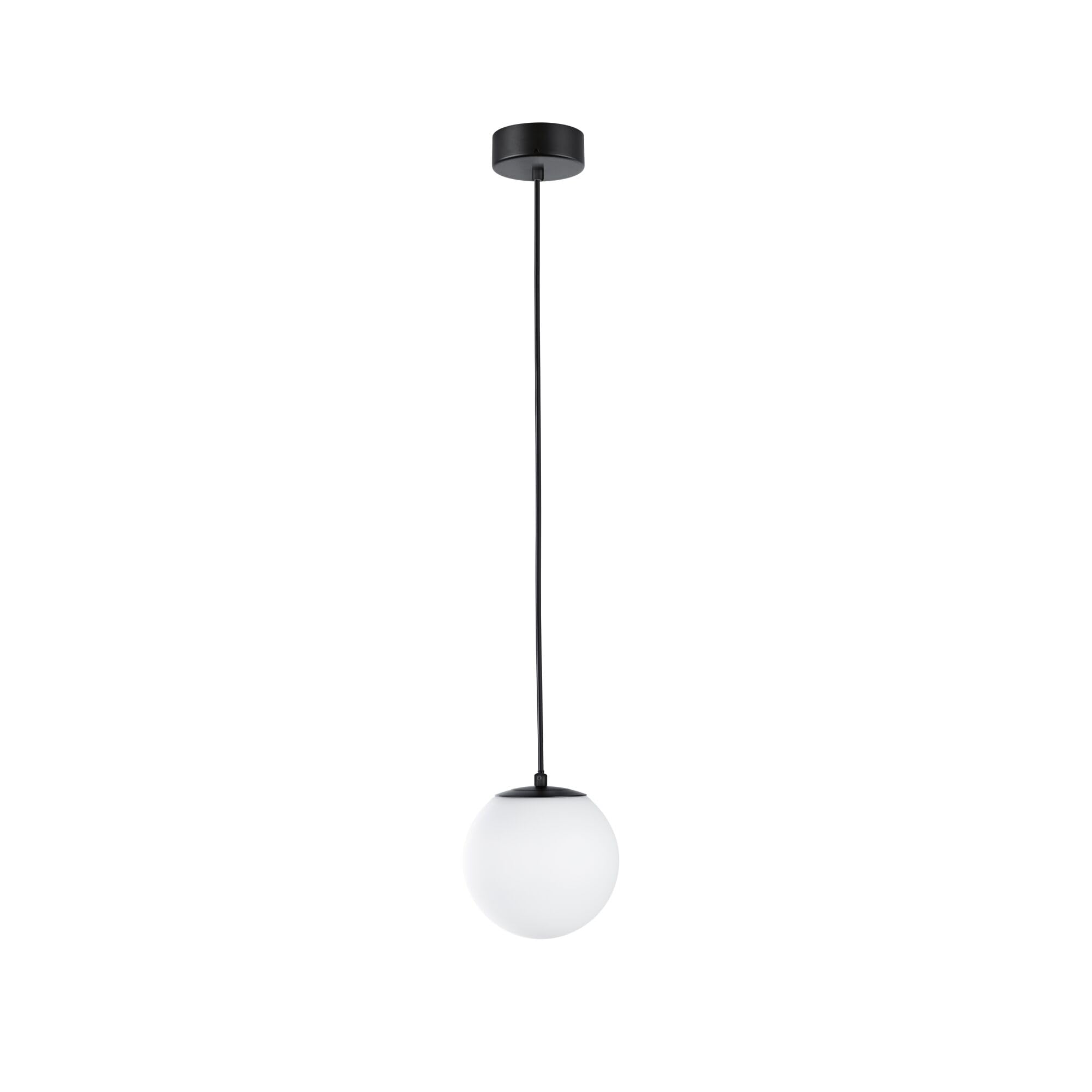 Paulmann 71073 Lampada a sospensione LED Selection Bathroom Gove IP44 9W nero opaco, satinato Luce da bagno