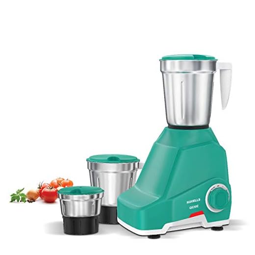 Havells Genie 500-Watt Juicer Mixer Grinder (Green)