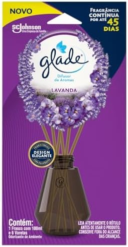 Glade Difusor de Ambiente, Lavanda, 6 Varetas, 100ml