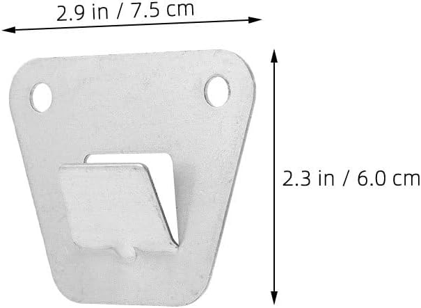 Ciieeo 10pcs Wall Fan Mount Bracket - Oscillating Fan Support Rack - Hidden Holder Brackets Holder - Wall Mount Hardware Accessories