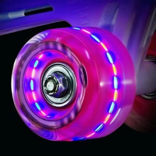 Vivid Skates LED Light Up Roller Wheels - 4 Pack