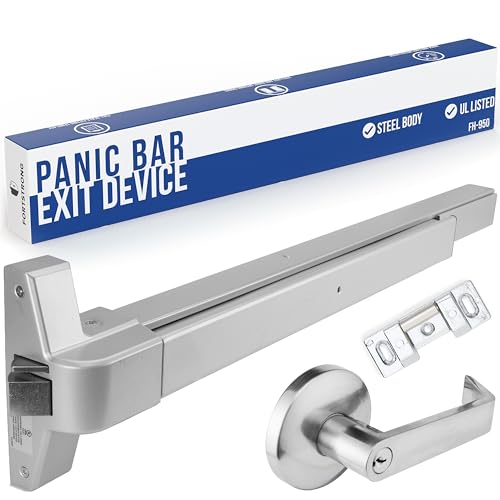 FORTSTRONG Panic Bars for Exit Doors Push Bar Panic Exit Device Commercial Door Push Bar Hardware...