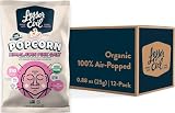 LesserEvil Himalayan Pink Salt Organic Popcorn, Premium Quality, Minimally Processed, No Vegetable Oil, 0.46 Oz, Pack of 24
