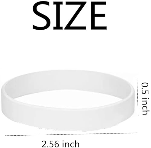 12 pulseiras de borracha para homens e mulheres, pulseiras elásticas de silicone em branco para even