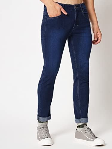 Image of RAGZO Jeans Pant for Men Slim Fit Stretchable Casual Look Breathable Fabric