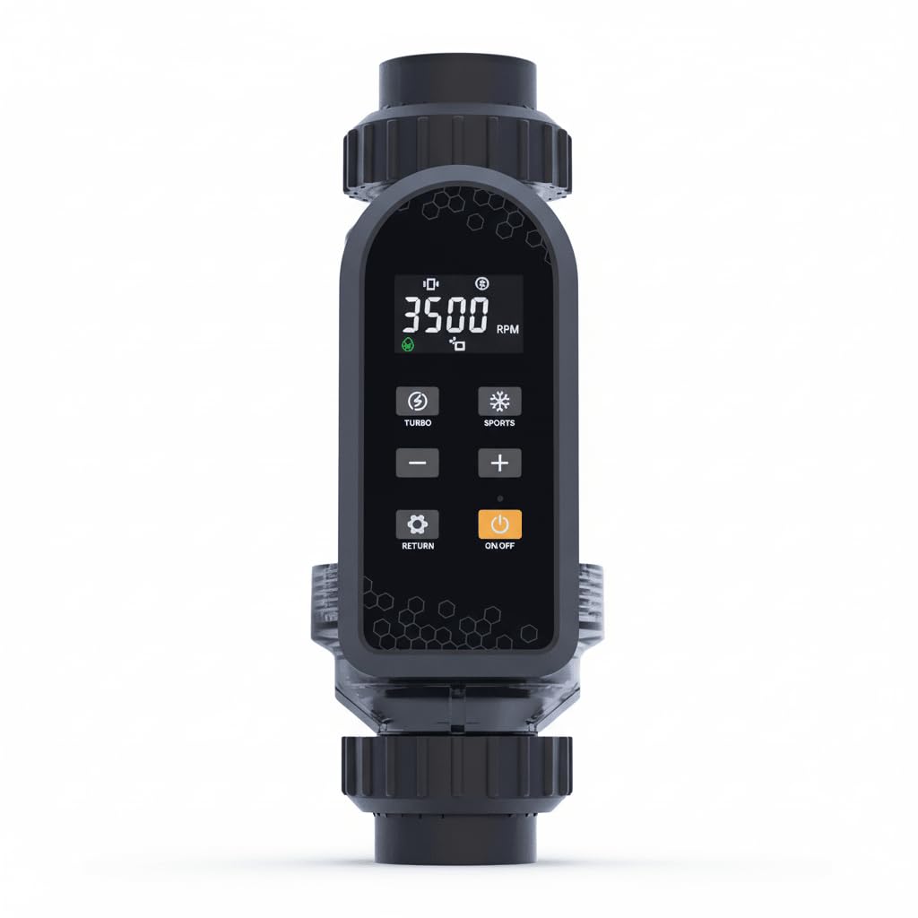 Nix Pool Clorador Salino para Piscinas con WiFi, Control por App, Desinfección de Piscinas por Electrólisis Salina, Control de pH (LC250A - 25 gr/h)