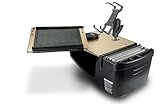 AutoExec Reach Desk Front Seat Car Desk for Your Vehicle Workstation and Mobile Office, Mojave, with Tablet Mount
