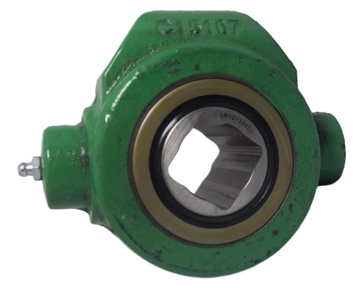 1-1/4 inch Square Disc Harrow Trunnion Bearing AB12603, B15107 for John Deere Models AWR, BF, BFT, BW & BWA; cast Iron housing and Triple Lip Seals; C15107-KIT