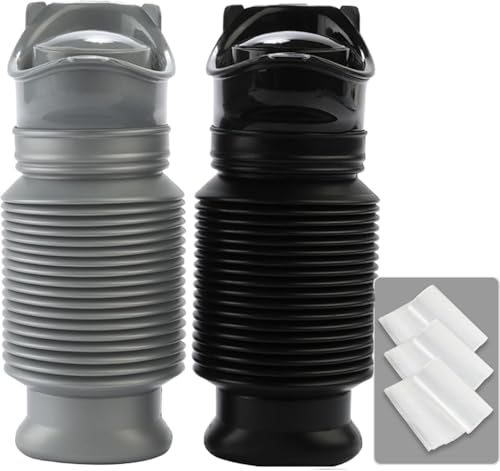 La Mejor Selección de Urinarios que Puedes Comprar On-line. 37 2 botellas plegables para orinar de emergencia portátiles para hombres y mujeres, botellas para orinar con bolsas desechables, 750 ml, a prueba de fugas, 2 juegos de botellas para...