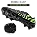 Imagen de DimaiGlobal Botas de Fútbol Hombre Zapatos de Fútbol con Tacos Altos para Césped Natural e Indoor Antideslizantes para Entrenamiento y Fútbol Sala Zapatillas de Fútbol 41EU Negro