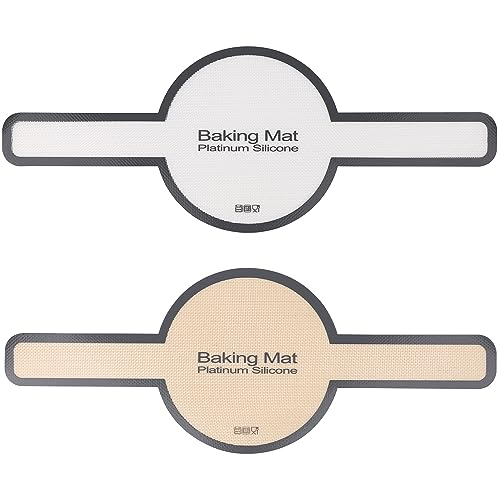 2uds Alfombrillas para Pan con Eslinga, 54,5x21cm Tapete para Pan en Horno Estera Bread Sling Mat...