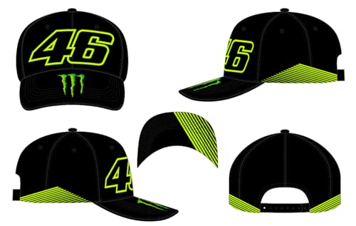 Valentino Rossi Cap VR46 Monster Dual,Man,Black,One Size