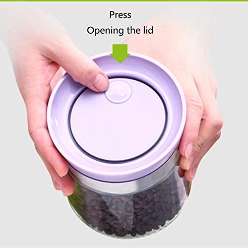 Boîte alimentaire hermétique violette pour céréales et stockage sec - 5