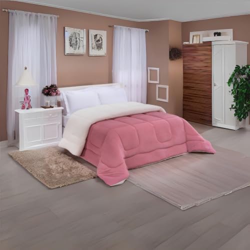 Edredom Sherpa Cobertor Casal Queen 2,40x2,20m Cobertor E Coberdr...