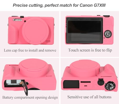 Funda suave de silicona para Canon G7X Mark III miniatura 3
