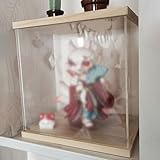 Xyrona Acryl Vitrine Acryl-Spielzeugboxen, 10, 15, 20, 25, 30, 35, 40, 45 und 50cm Hoch, Staubdicht, Hochtransparente Aufbewahrungsbox für Bastelarbeiten, Trophäen und Modelle(L10xW15xH15cm/4x6x6)