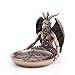 Veronese Design 5 3/4 Inch Tall Baphomet Altar Offerign Tray Polystone Statue Bronze Finish
