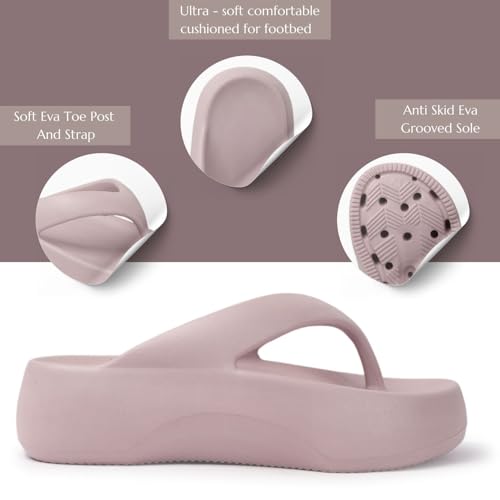 Image of TRASE Casual Slippers For Women, Flip Flops for Daily Use, Soft and Comfortable