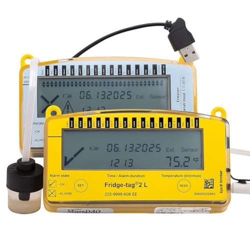 FridgeTag Vaccine Monitoring Fridge & Freezer Kit (Includes FRIDGE-TAG2L and FRIDGE-TAG2L-FZR)