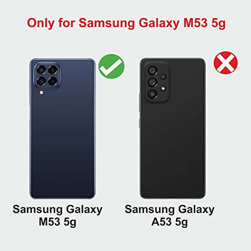 U-CASE-Covers-more-Premium-Flip-Case-Cover-Shockproof-PU-Leather-Flip-Case-Foldable-Stand-Pocket-Magnetic-Closure-for-Samsung-Galaxy-M53-5G-Black