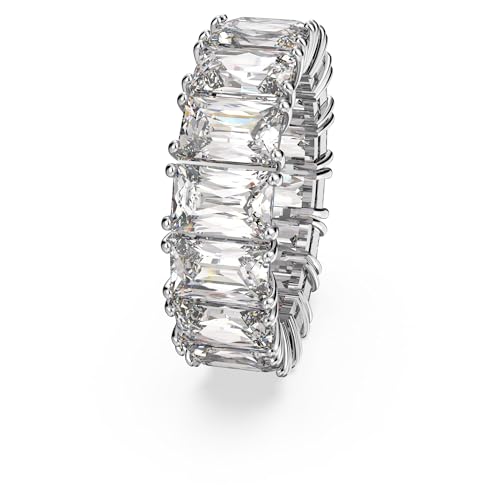 Swarovski Matrix Vittore Ring, Rectangular Cut, Clear, Rhodium Finish3