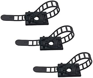 25 Pieces Desk Wire Organizer Cable Ties Zip Ties Adhesive Cord Clips Cable Management Cord Keeper Desk Wire Management