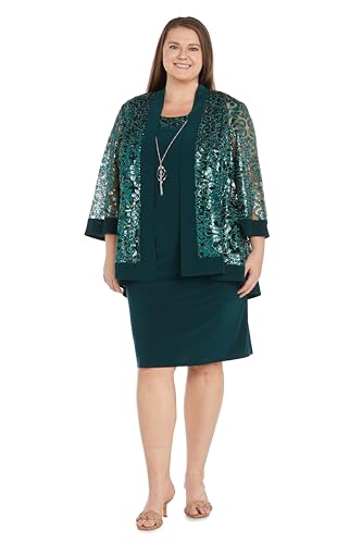 Image of R&M Richards Women's The Opulence Jacket Dress