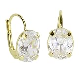 mit praktischer Bügelbrisur InCollections Damen-Ohrbouton 333/000 Gold mit Zirkonia weiss 0010160116401