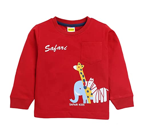 Image of BABA AND BABY Long Sleeves Round Neck T-Shirt and Pant Set for Baby Boys
