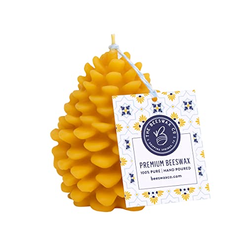 Bougies en cire d'abeille bio The Beeswax Co lot de 2