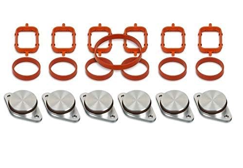 Kit Anulación Mariposas Colector Admision 33MM 6 CILINDROS Motores 525d 530d 535d Con Juntas Originales 71-33109-10 71-77546-00 40-77535-00 Palomillas Colector Anular Palometas 11617790701