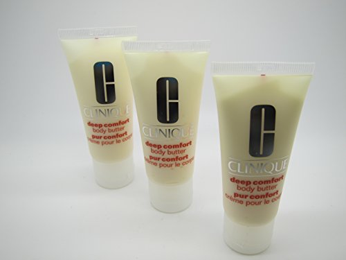 Clinique Deep Comfort Body Butter Lotion 40ml X 3pcs