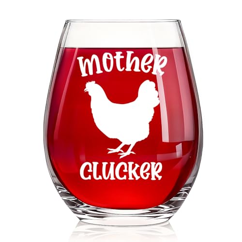 JQYCJTR Mother Chicken Wine Glass for Women & Men