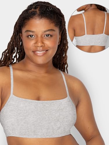 Fruit of The Loom Women's Multi-Pack Spaghetti Strap Cotton Sports Bra4